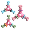 Triangle Meat Tpr Biting And Grinding Dog Toy