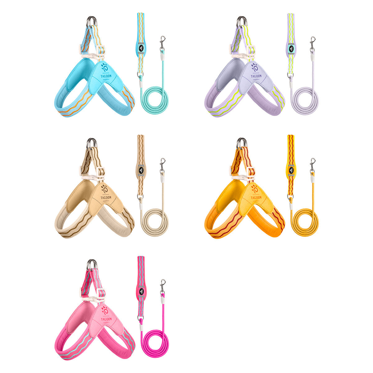 Portable Y-Shaped Dog Harness for Walking
