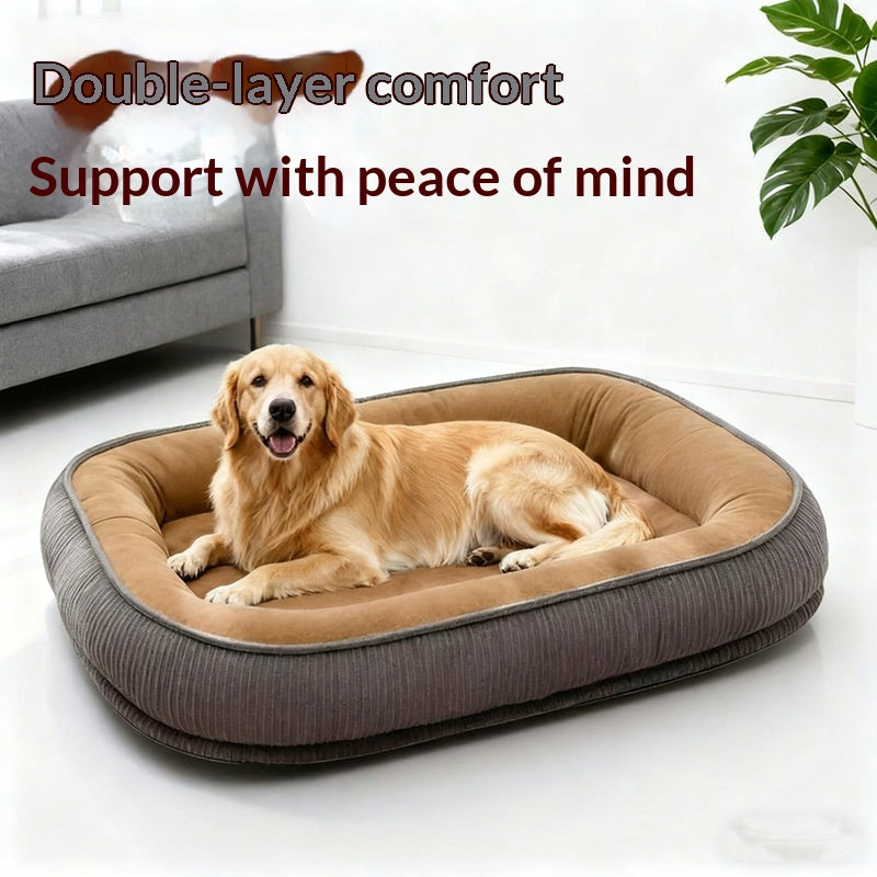 All-Season Detachable Washable Pet Bed