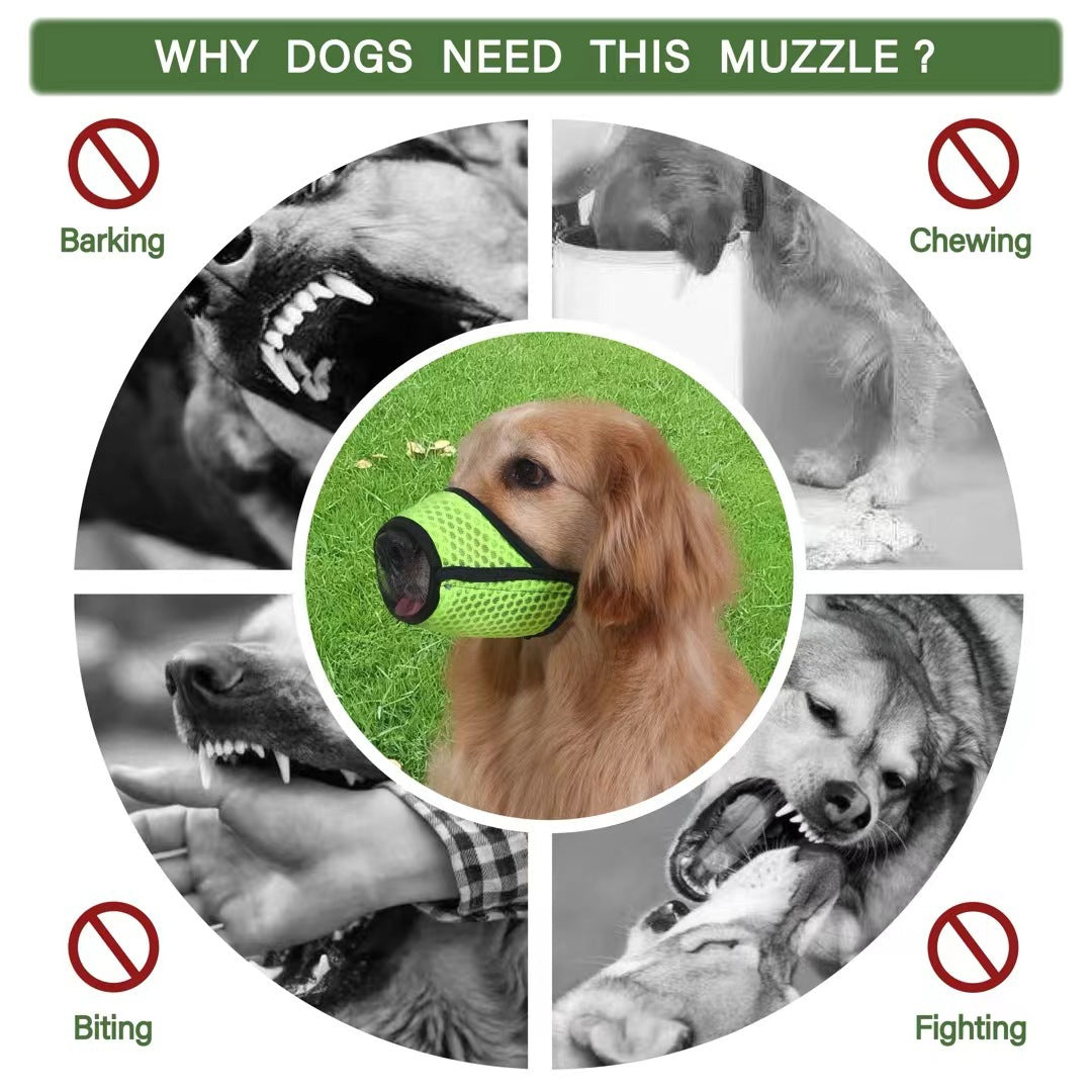 Medium Breathable Mesh Dog Muzzle