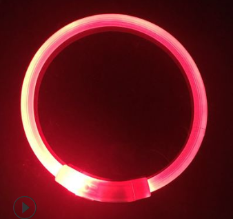 Usb Charging Light Collar Night Light Dog Collar Led Teddy Golden Retriever Dog Collar Full Dog Breed