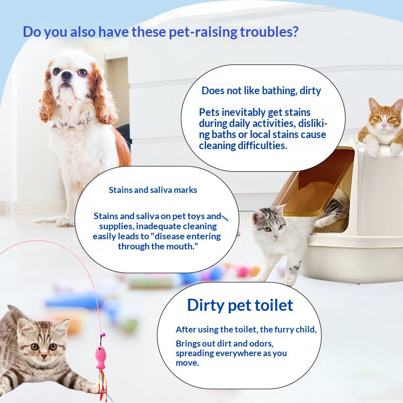 Ionized Water for Pet Cleaning