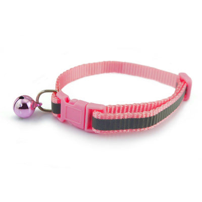 Fluorescent Reflective Bell Dog Collar
