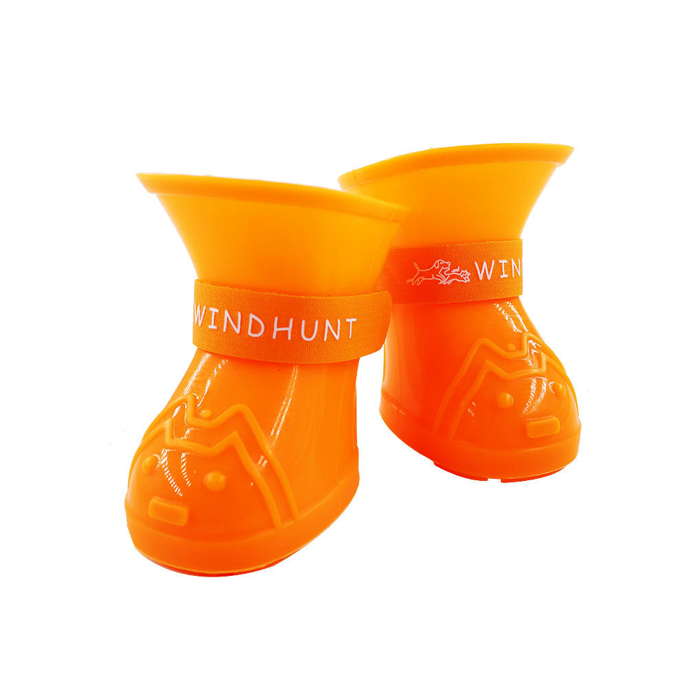 Soft-Bottom Non-Slip Waterproof Pet Rain Boots