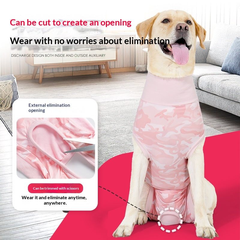 Summer Thin Camouflage Dog Jumpsuit