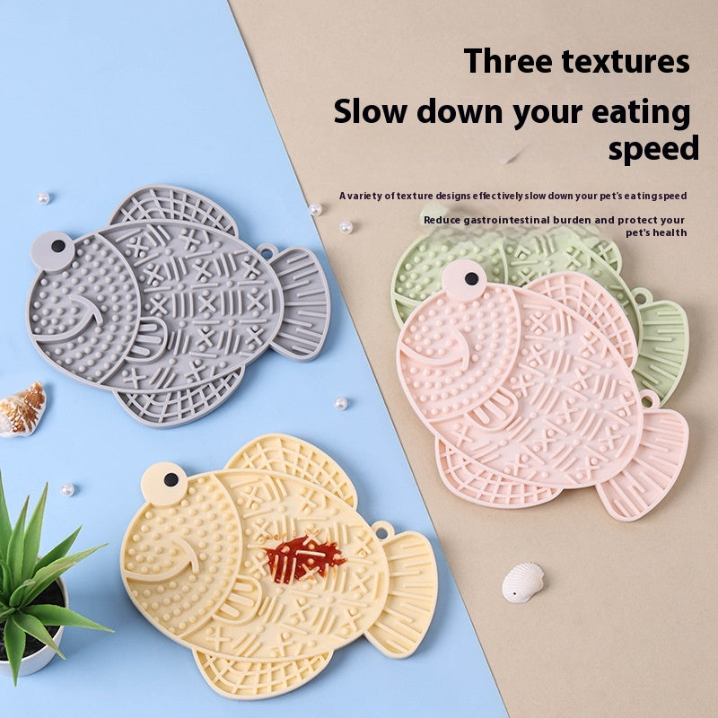 Silicone Pet Slow Food Anti-Tumble Anti-Overflow Dog Licking Pad