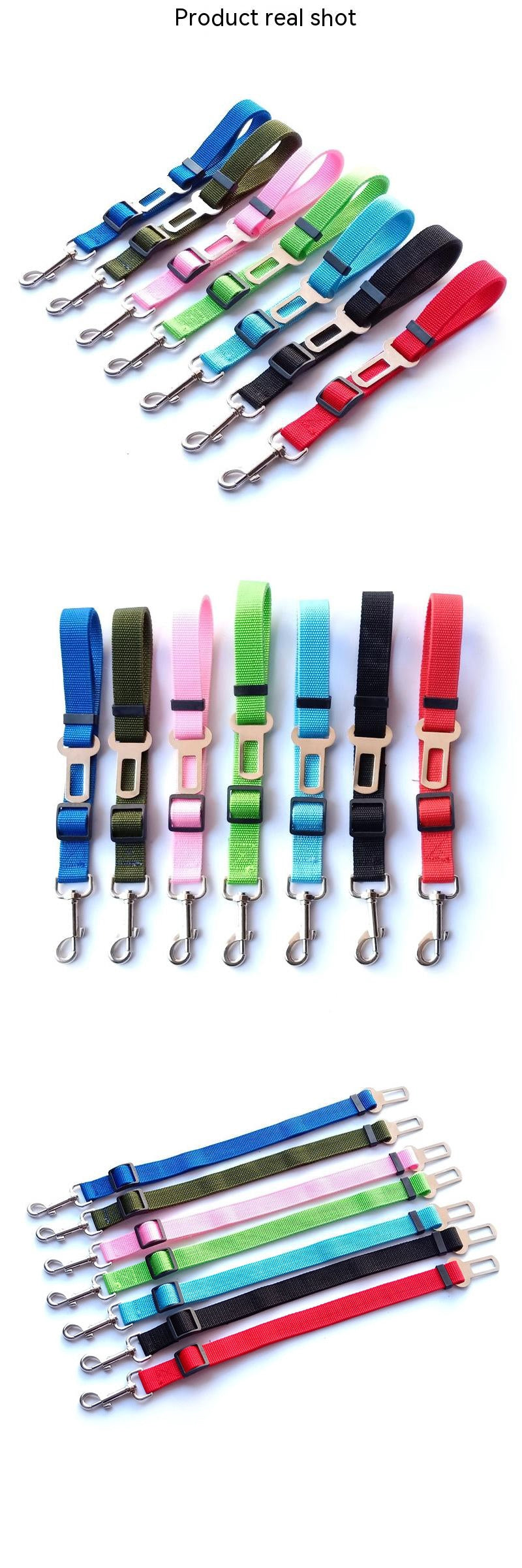 Retractable Pet Car Seat Belt Rope