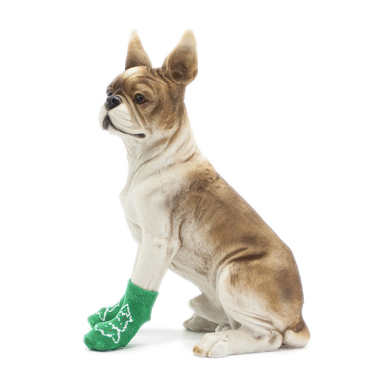 Dog Socks, Pet Socks, Non-Slip Cotton Socks, Dog Foot Covers