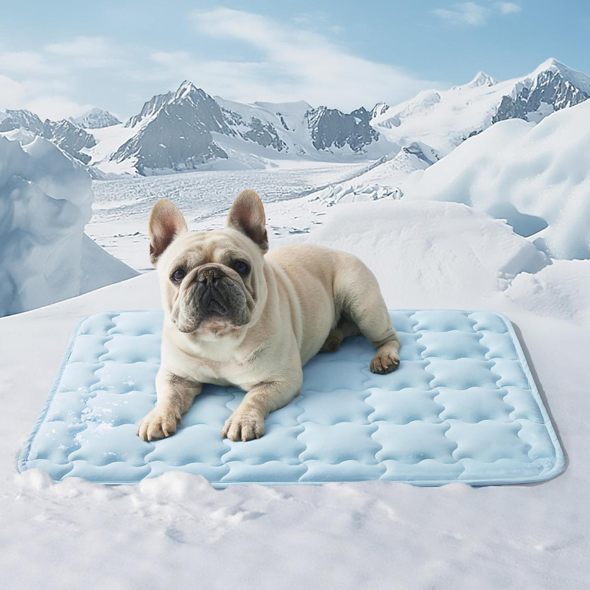 Machine-Washable Cooling Dog Ice Mat