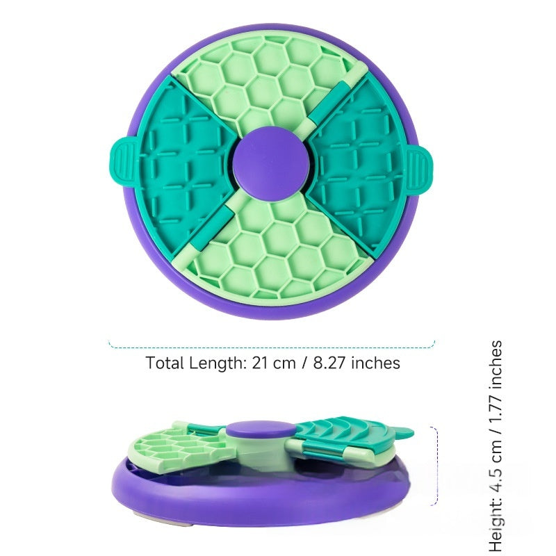 Honeycomb Slow-Feeding Puzzle Bowl