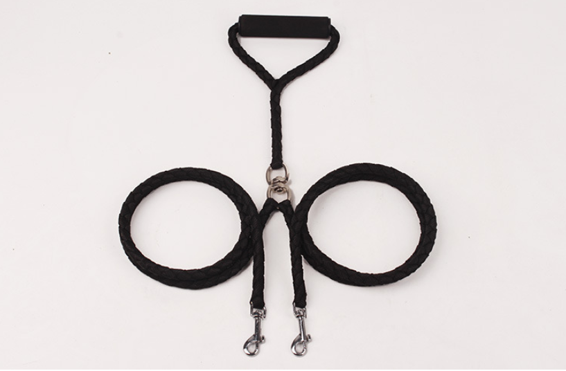 Hand-Knitted Double-Ended Dog Leash