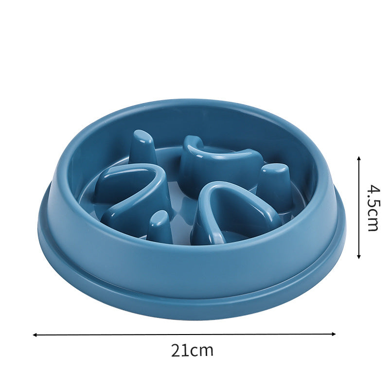Slow Food Non-Slip Anti-Tumble Pet Bowl