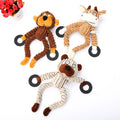 Pet Toy Corduroy Dog Vocal Molar Toy Cute Animal Shape