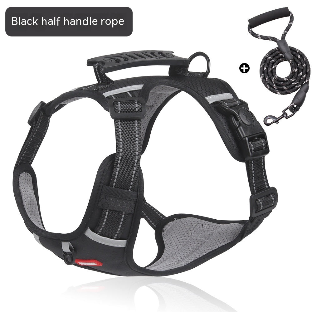 Pet Hand Holding Rope Vest-Style Explosion-Proof Reflective