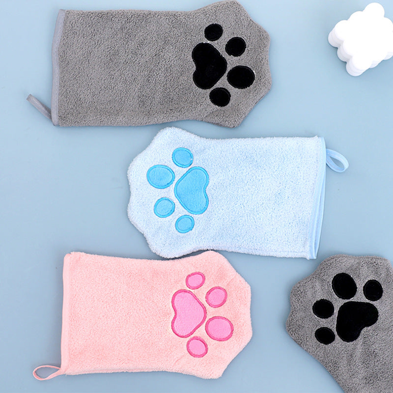 Quick-Drying Absorbent Dog Towel Glove
