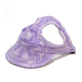 Canvas Pet Sunshade Hat with Ear Openings