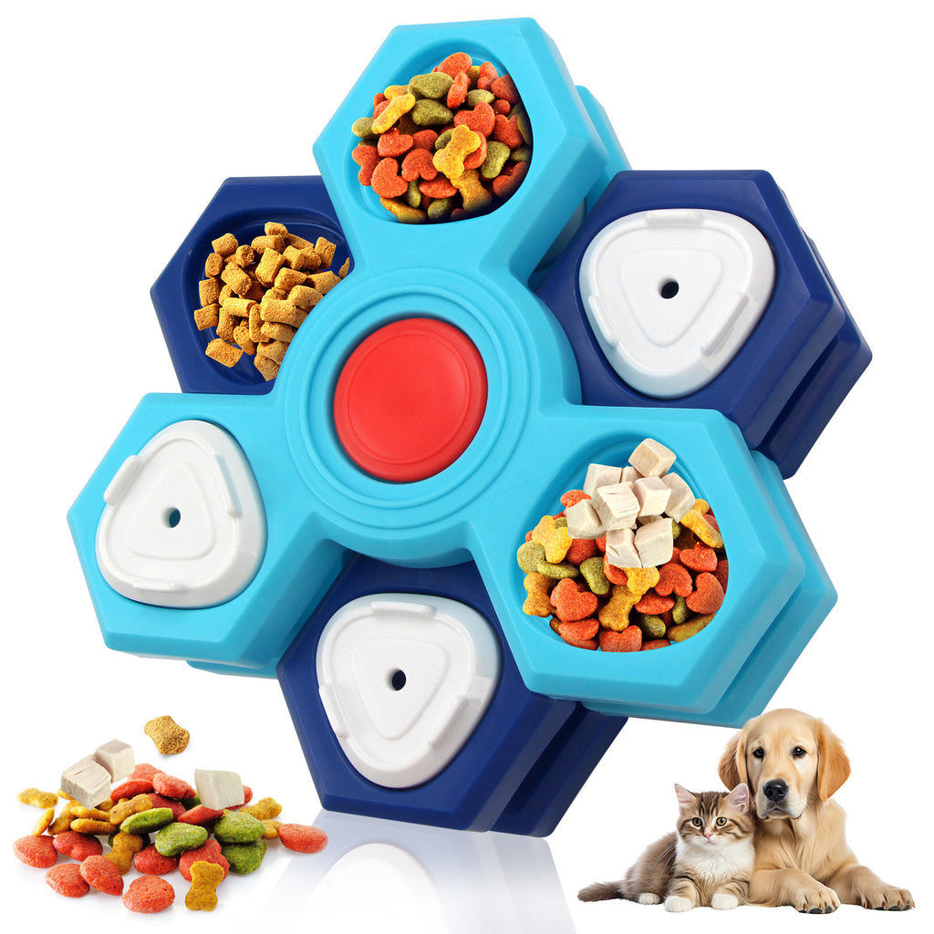Four-Layer Slow Feeder Puzzle Dog Bowl