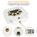 1Pc Dog Water Fountain Outdoor Dog Pet Water Dispenser Step-On Activated Sprinkler With Interactive Paw Pedal Valve For Drinking Water