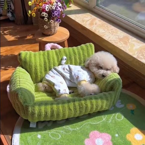 Creative And Cute Striped Pet Sofa Nest