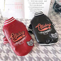 Small Dog Cotton-Padded Leather Clothes