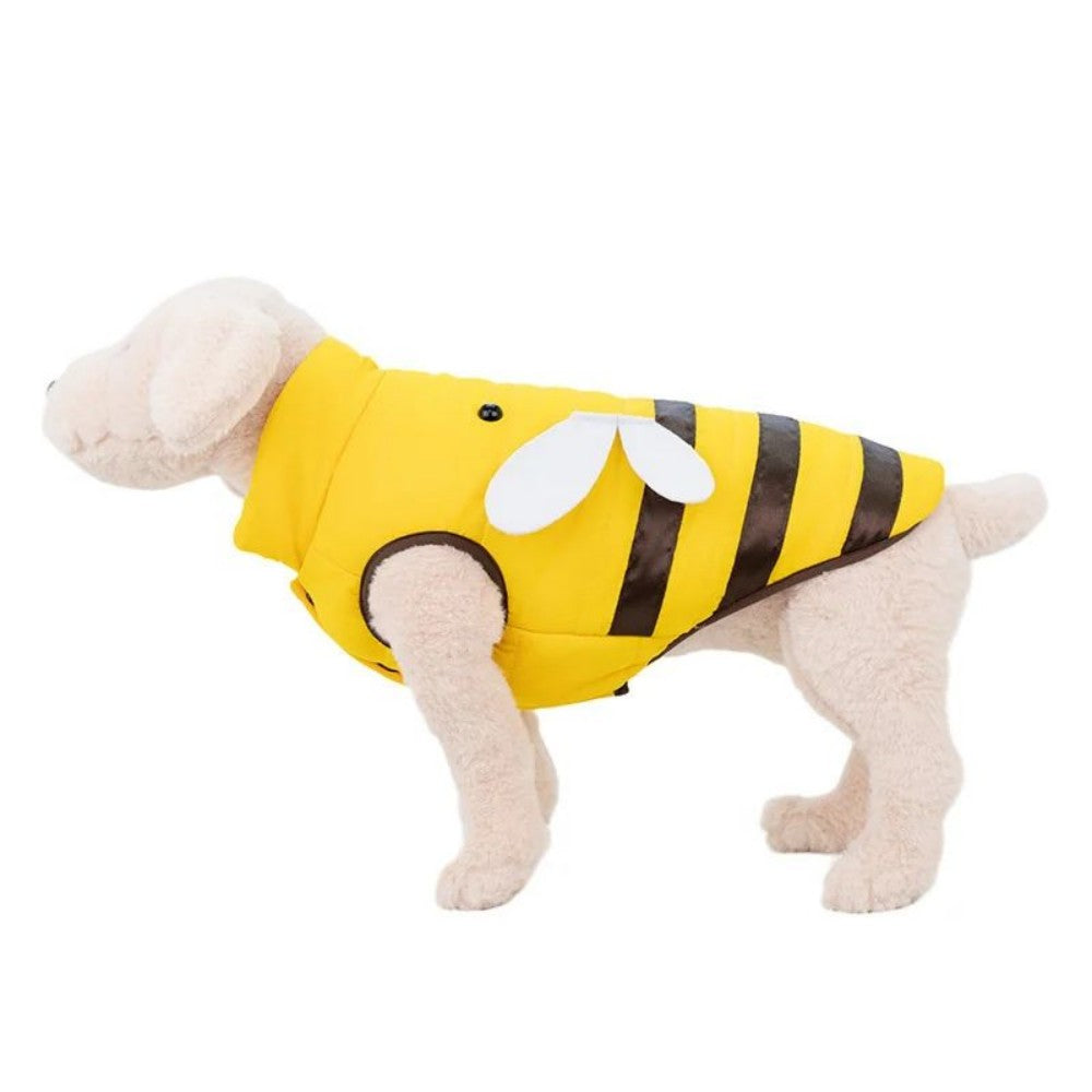 Warm Cute Bee Dog Winter Coat