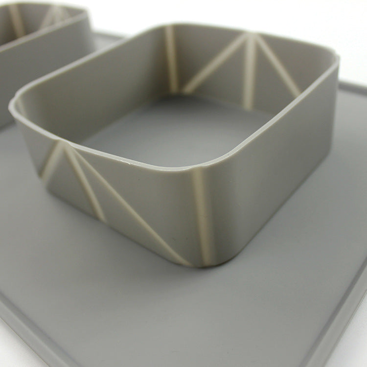 Silicone Folding Double Pet Bowl