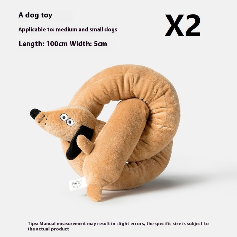 Self-Hi Relieving Stuffy Puppy Plan Sausage Dog Toys
