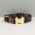 Ethnic Style Printed Pet Collar and Leash