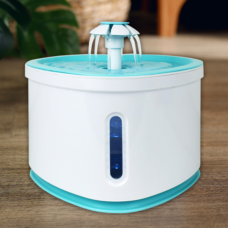 Automatic Pet Water Fountain With Led Electric Usb