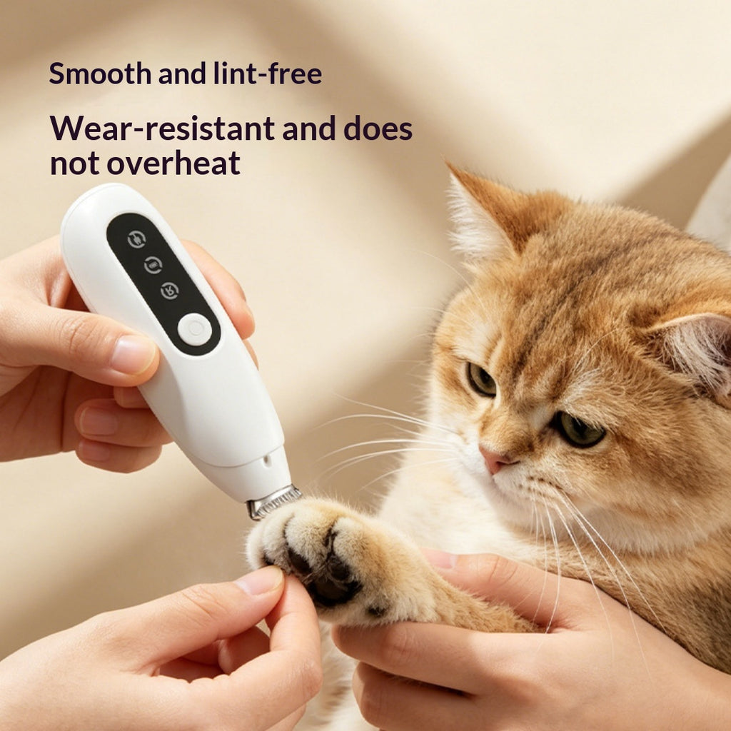 Rechargeable Pet Clipper With LED Light