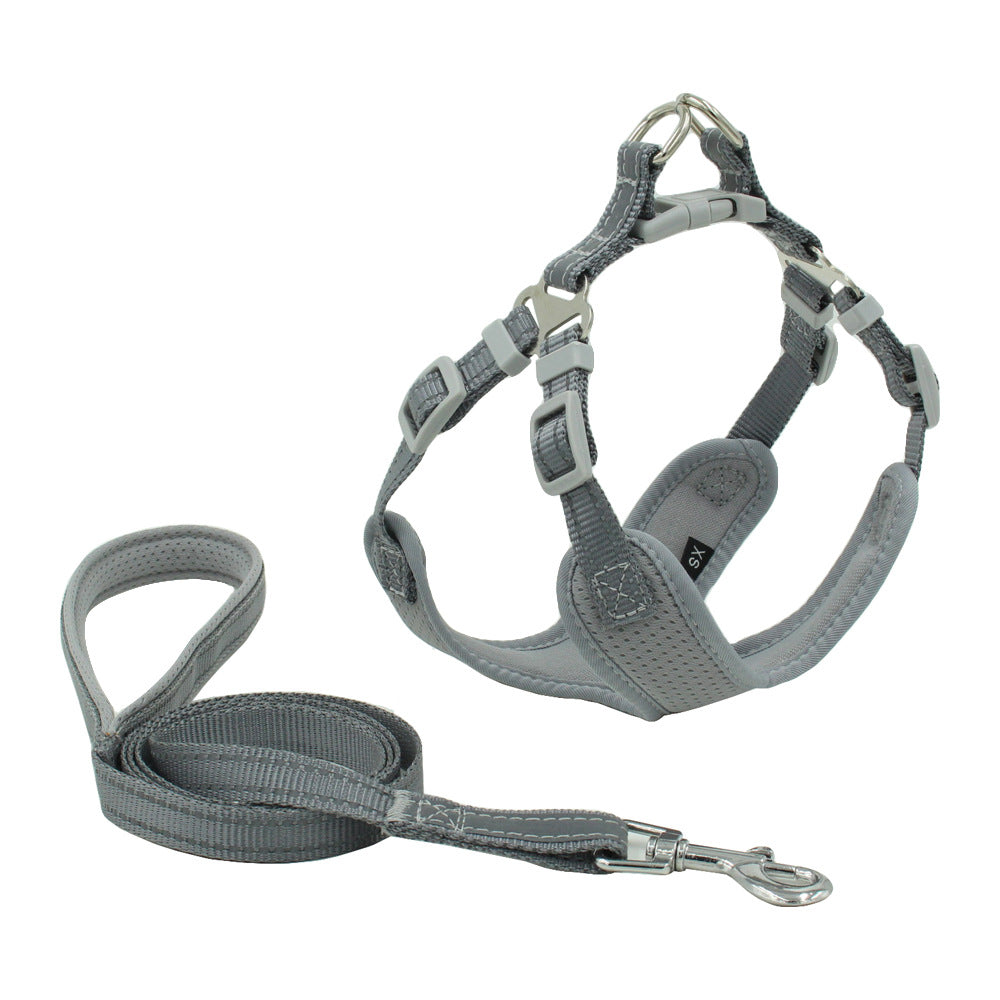 Reflective And Breathable Mesh Dog Harness