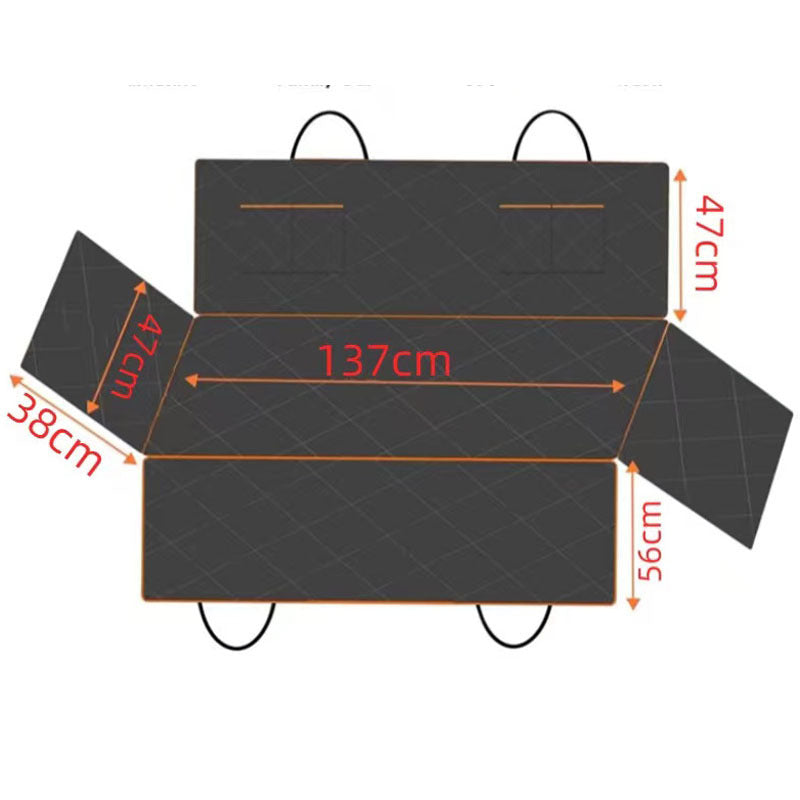 Oxford Cloth Car Rear Seat Dog Mat