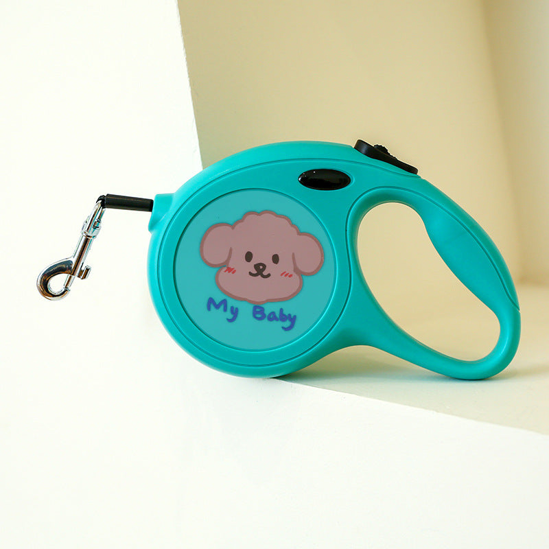 5M Cartoon Plastic Dog Leash
