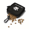 Polyester Portable Pet Snack Pack With Zipper Closure