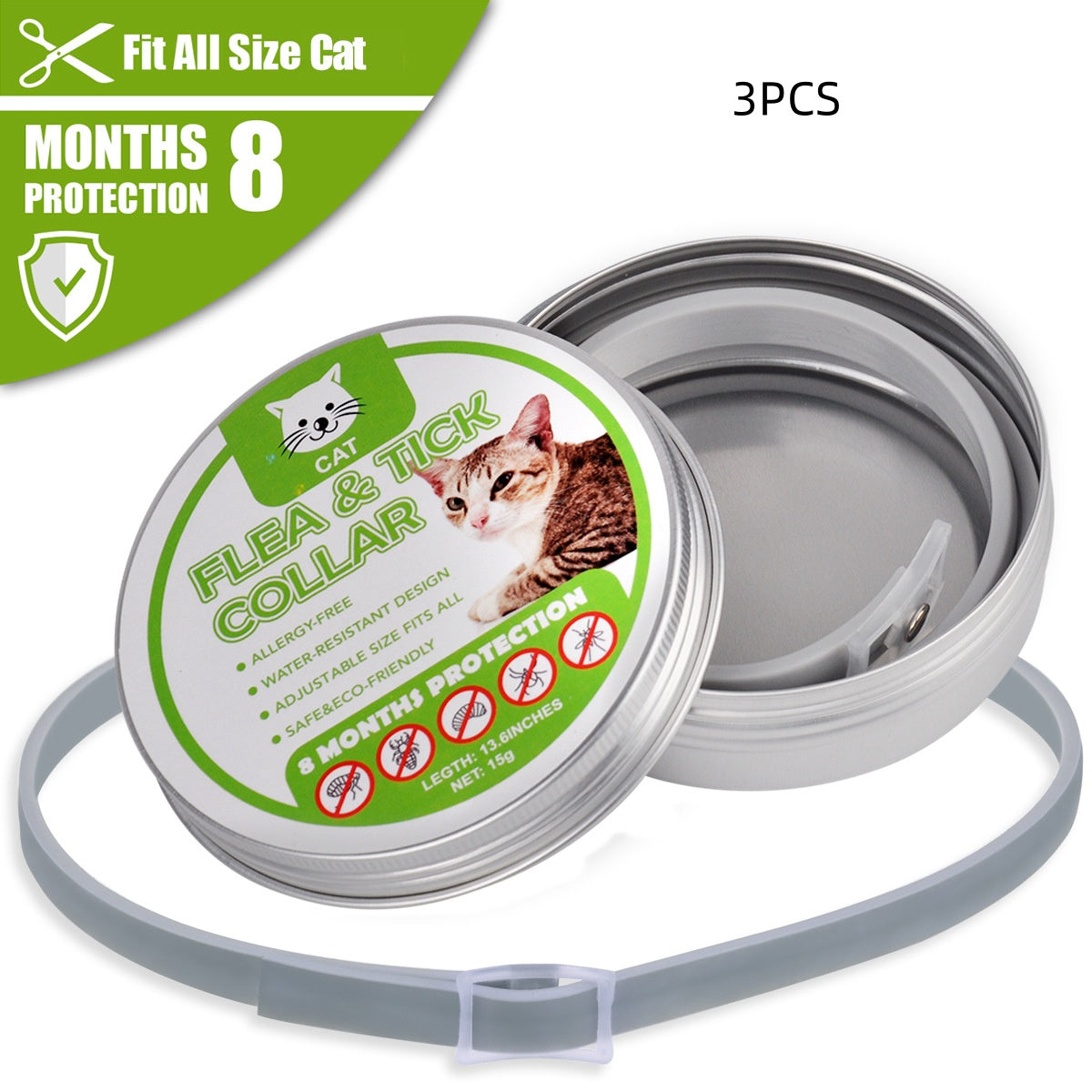 Pet Insect Repellent Adjustable Collar Supplies
