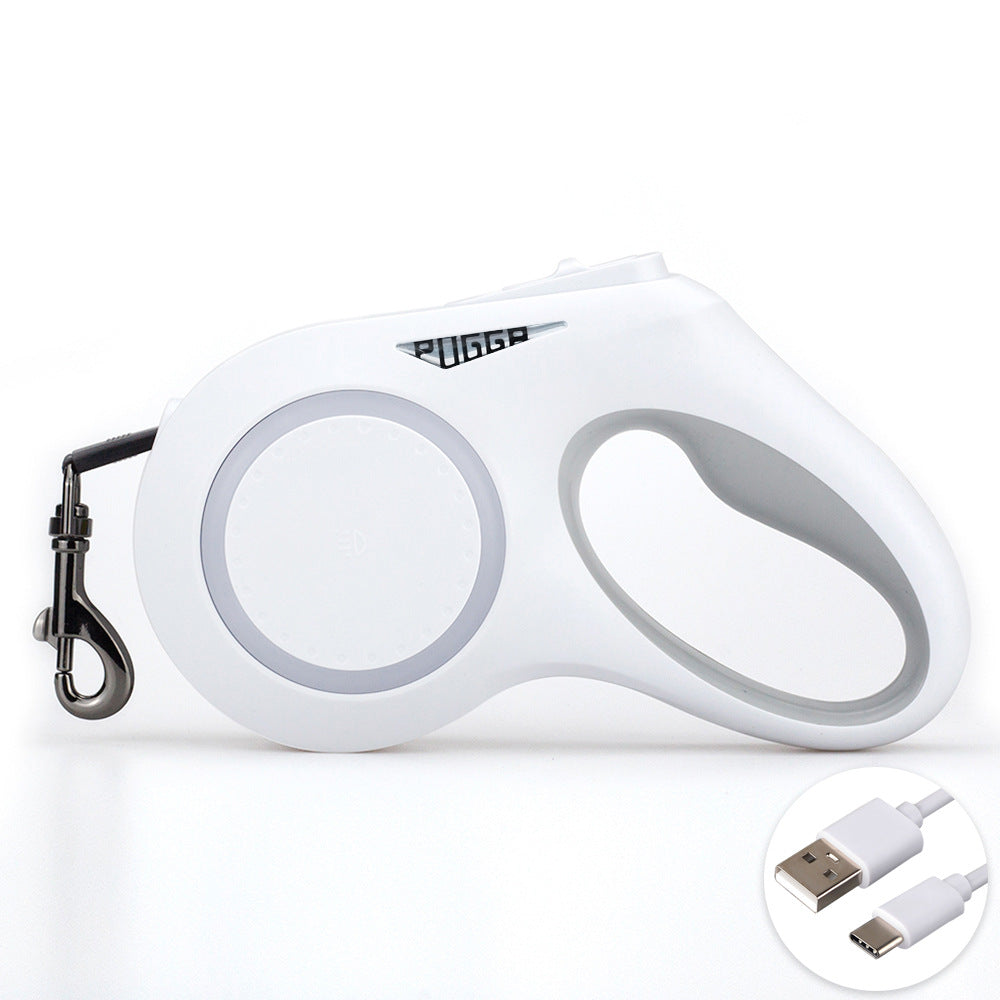 Automatic Telescopic Pet Leash With Lights