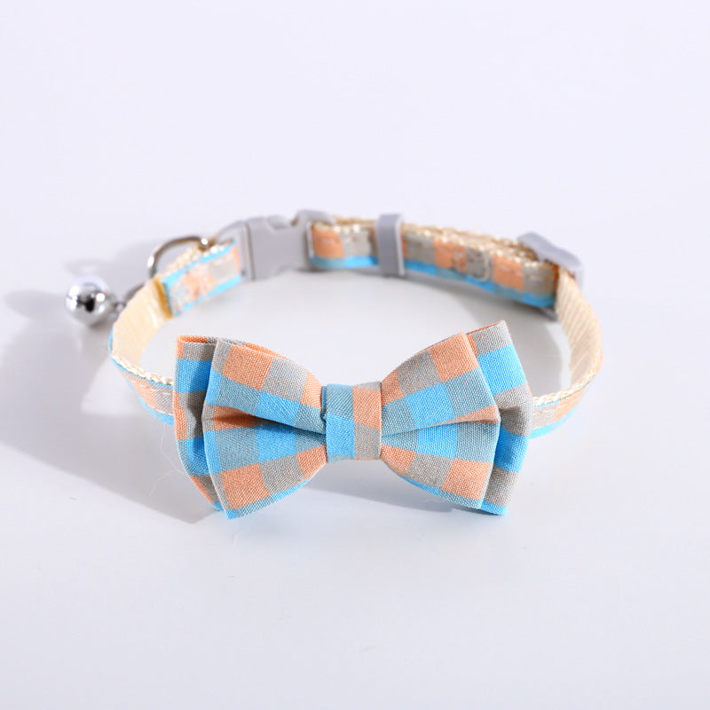 British Double Layer Detachable Bow Collar Adjustable Bell Bow Tie