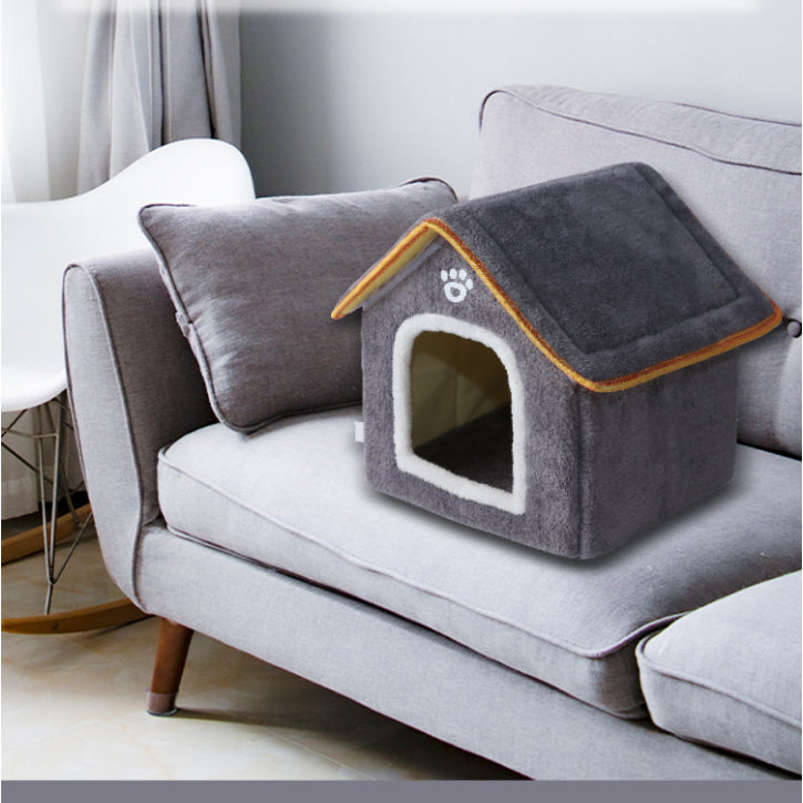 Pet Warmth Closed Removable And Washable Nest