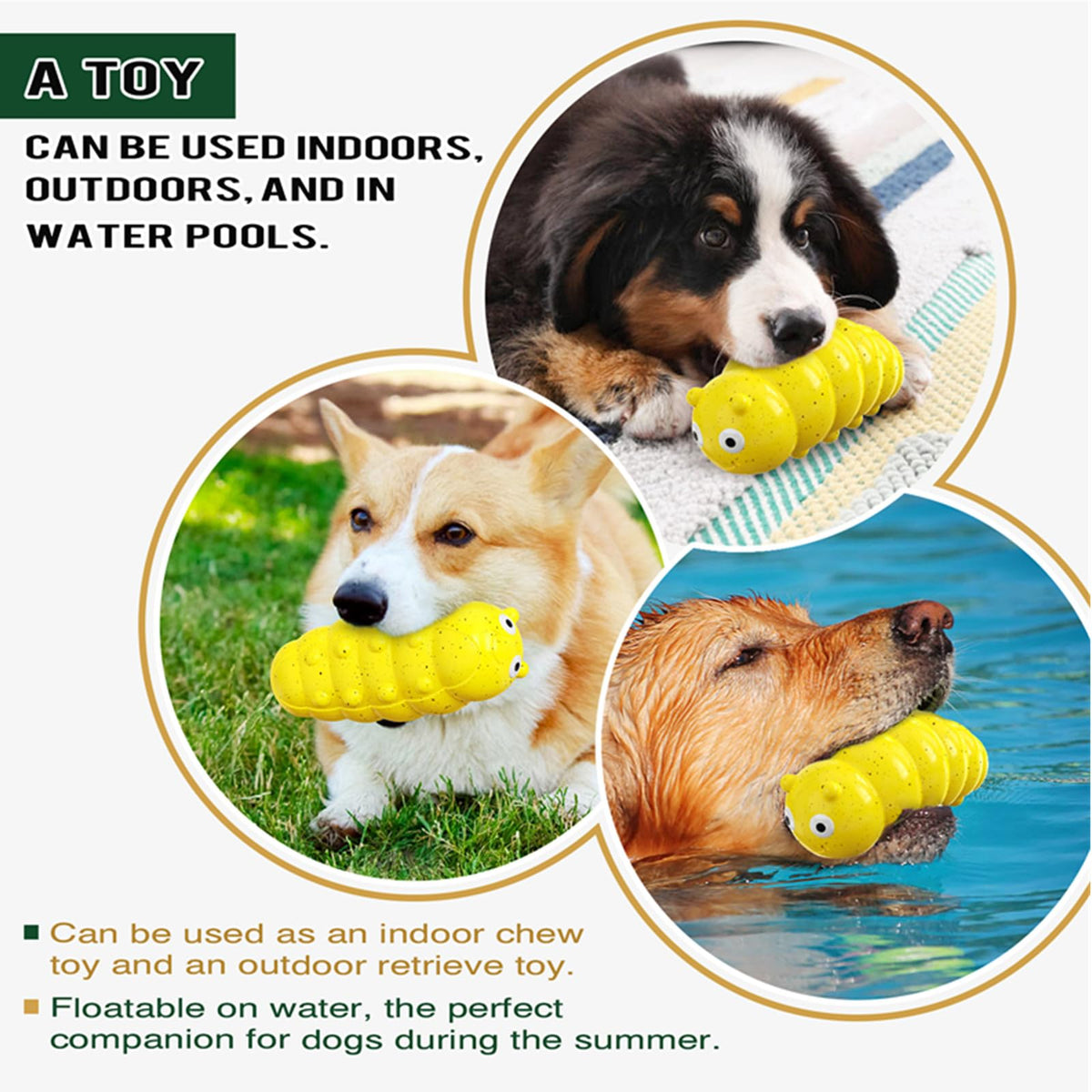 Indestructible Squeaky Chew Toys For Aggressive Chewers