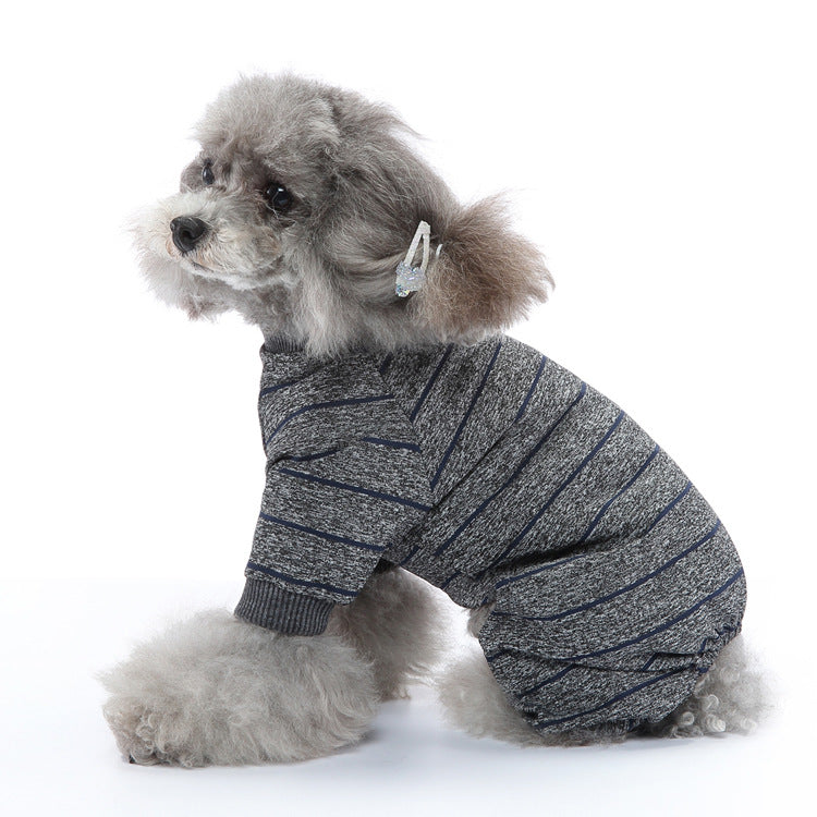 Thin Striped Summer Dog Pajamas