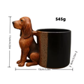 Creative 3D Animal Shape Ceramic Mug,11 Oz 3D Animal Cup,Unique Dog Coffee Mugs Gift With Handle For Home & Office,Gift For Dogs Owner