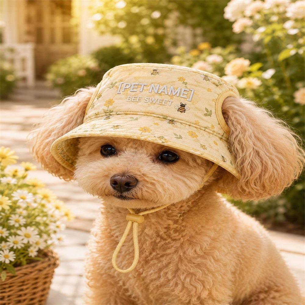 Quilted Polyester Pet Hat