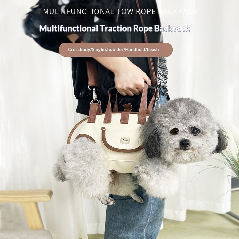 Portable Lightweight Outdoor Dog Crossbody Bag