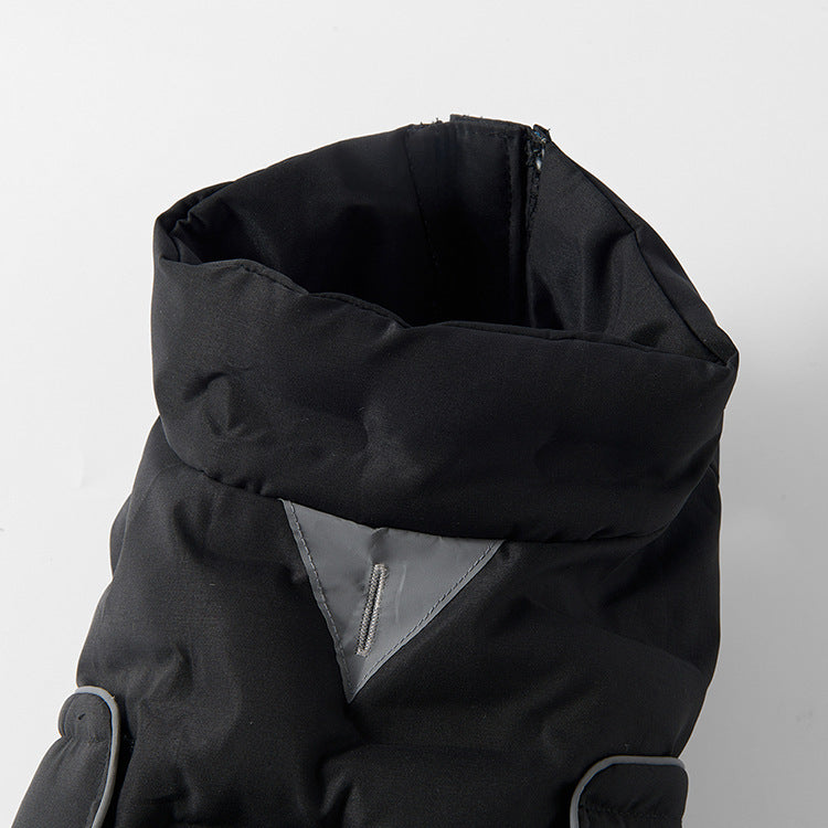 Water and Wind Resistant Hook-and-Loop Dog Jacket