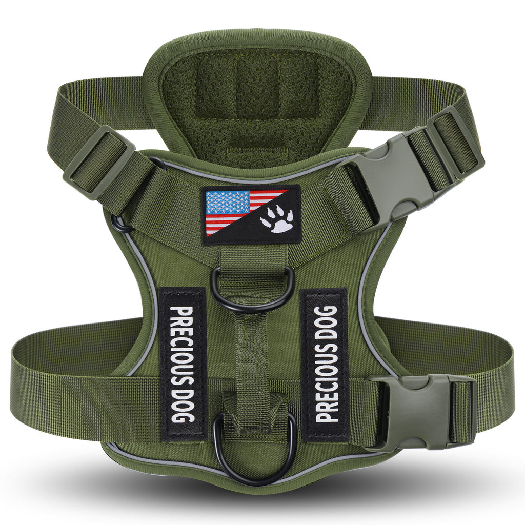 Large Dog Tactical Chest Strap Vest