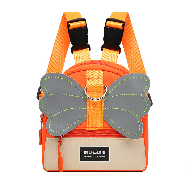 Pet Self-Knapsack Dog Small Backpack Can Be Hung Towing Rope