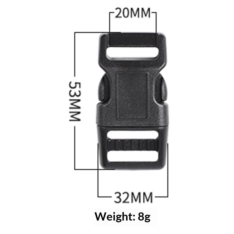 Pet Tactical Harness Plastic Buckle