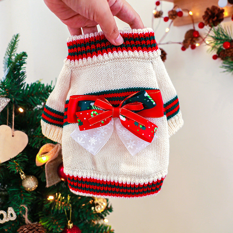 Warm Christmas New Year Dog Clothes