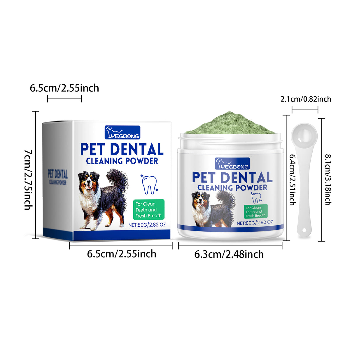 Dog Tooth Cleaning Powder