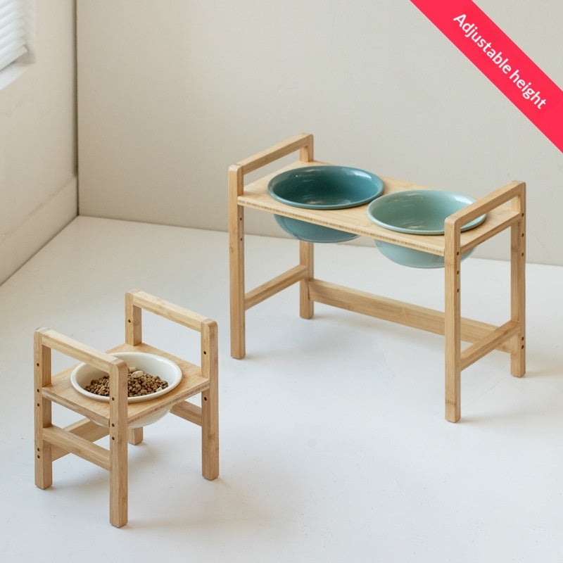 Cross-Border Ceramic Large-Capacity Dog Bowl Feeder